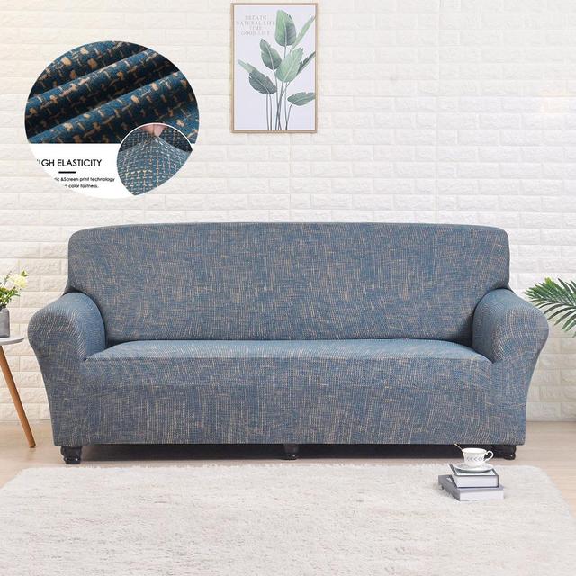 Эластичный чехол для дивана с крестообразным узором, эластичные чехлы для дивана для гостиной, чехол для дивана, чехлы для дивана на двоих