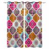 Moroccan Bohemian Mandala Vintage Pattern Blackout Curtains For Living Room Bedroom Printed Window Treatment Drapes Home Decor