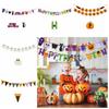 Bat Halloween Birthday Flags Ghost Ghost Decor Flag Creative Witch Pumpkin Pull Flags  Scene Layout