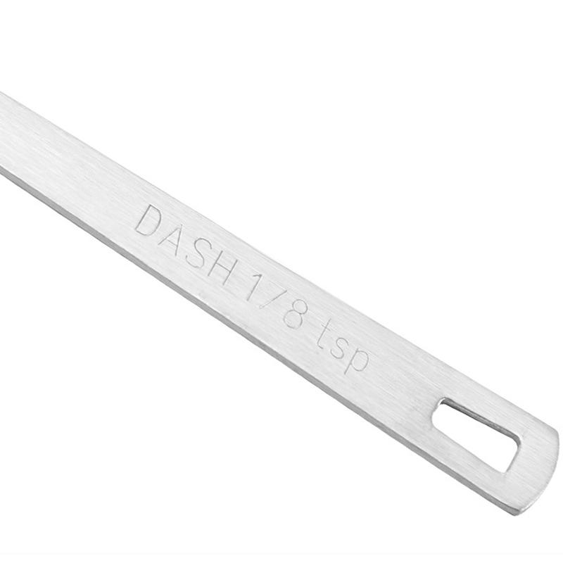 5Pcs/Set Measuring Spoon Stainless Steel Coffee Seasoning Multiple Size Spoon