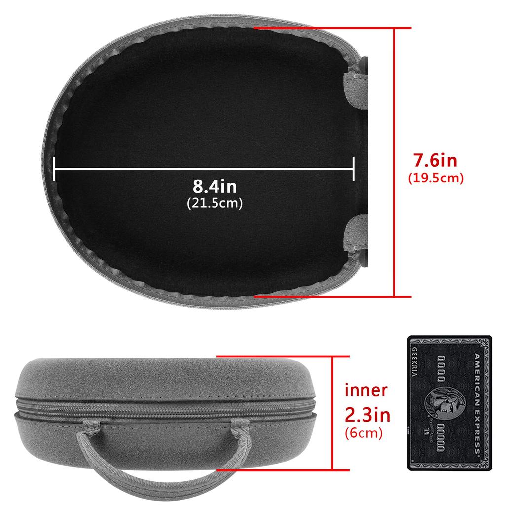 Чехол Geekria Case Shield для наушников, совместимый с жестким чехлом, дорожный жесткий чехол, совместимый с Soundcores Space Life Tune Anker Life Life Life Life