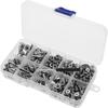 359Pcs Wear-resistant Punk Spikes and Studs Kit 8 Sizes Cone Spikes Kit  Leather Accessories