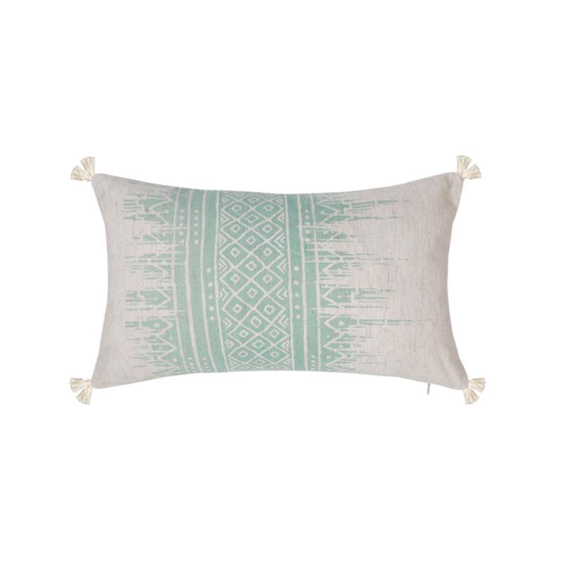 Ретро Кантри Принт Хлопково-Льняная Наволочка-Подушка