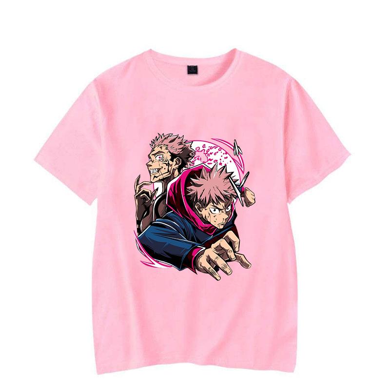 New Itadori Yuji Ryomen Sukuna Print T Shirt Unisex Casual Short Sleeve T-shirt Women Men Fashion Anime Graphic Print Tops Tees