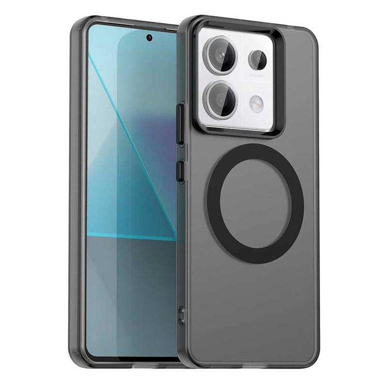 Чехол для Xiaomi Redmi Note 13 Pro 5G с поддержкой Magsafe, покрытие для беспроводной зарядки, матовый TPU бампер для задней панели телефона Xiaomi Redmi Note 13 Pro Plus