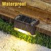 Solar Step Light,IP44 Waterproof LED Solar Light, Suitable for Outdoor Stairs, Steps, Fences, Terraces, Yards, Railings, Gardens, Backyards,and Paths