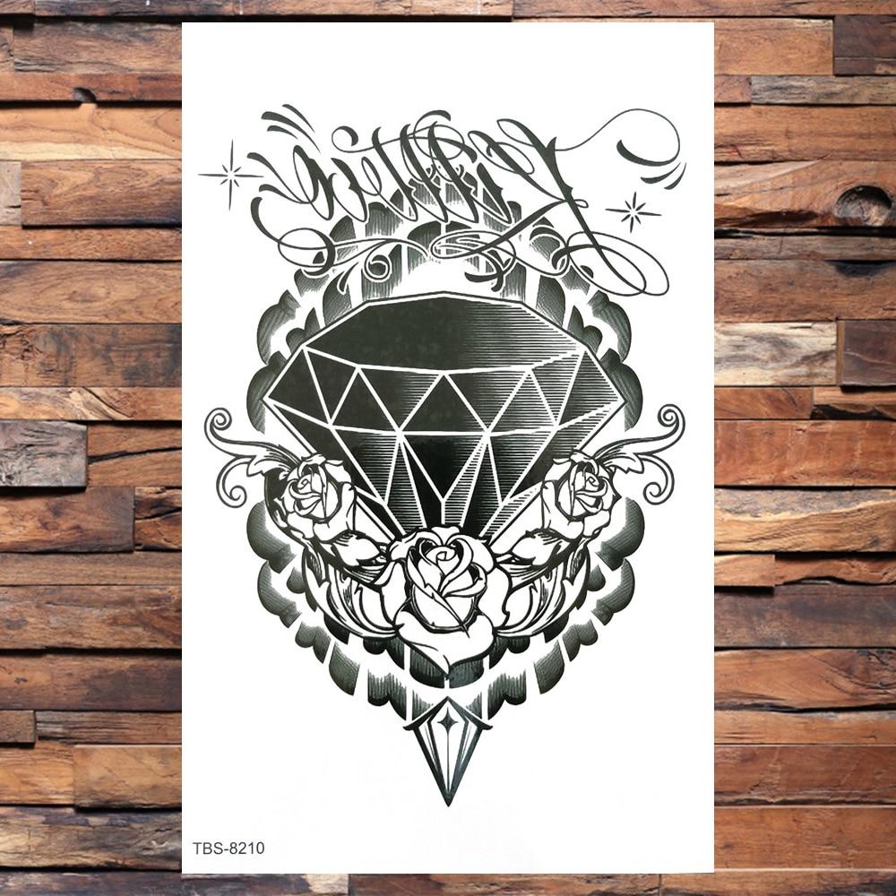 Realistic Dragons Fake Temporary Tattoo For Men Women Tribe Tigers Tattoos Stickers Spray Wolf Flowers Waterproof Tatoo Body Art