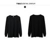 Fresh college style loose T-shirt for spring and autumn leisure fashion, sports girl pure cotton round neck top