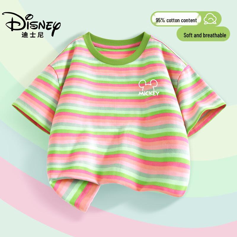 Disney Летняя короткорукавная футболка для девочек