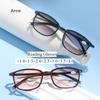 Новые очки для чтения с шарниром, прямоугольная оправа, мужские и женские, HD очки для чтения, диоптрии 1.0+1.5+2.0+2.5+3.0+3.5+4.0 óculos