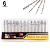30pcs Rotate Diamond Nail Drill Bit Cutter Burr Cuticle Clean Drill For Electric Machine Manicure