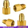 R134A Brass Refrigerant Tank Adapter To R12 Fitting Adapter 1/2 Female To 1/4 Male Flare Adaptor Valve Core and Vacuum Pump