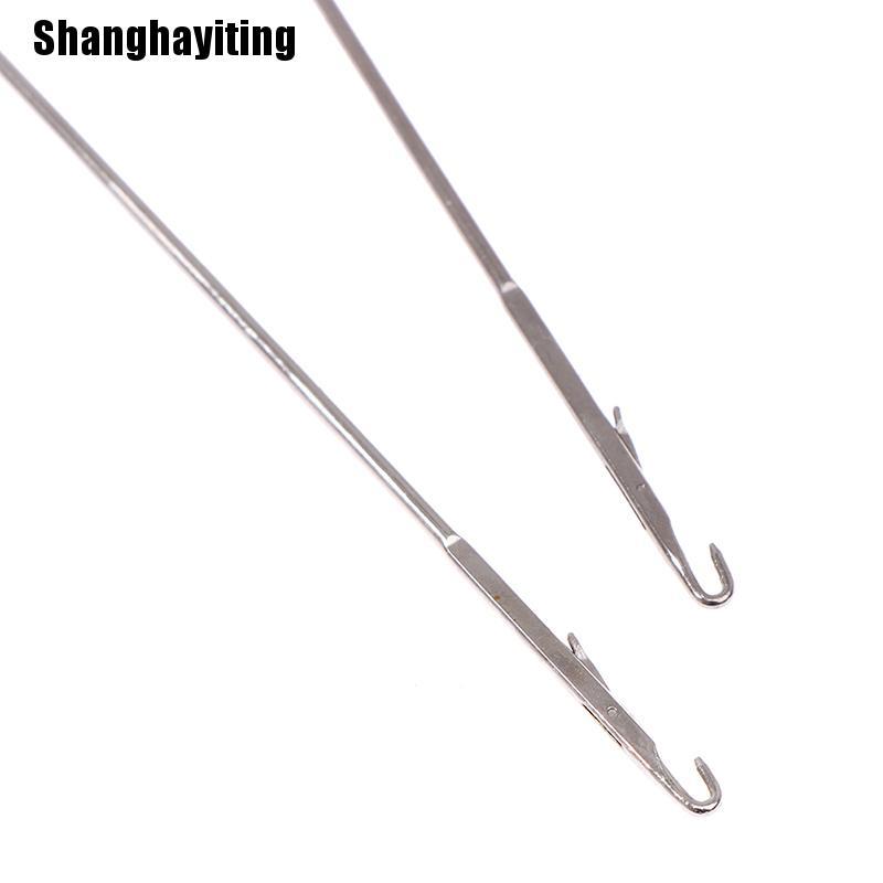 Stainless Steel Extra Long Crochet Hook Repair Stitch Loop Coupler