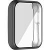 2in1 Silicone Case with Screen Protector for Xiaomi Mi Watch Lite, Black