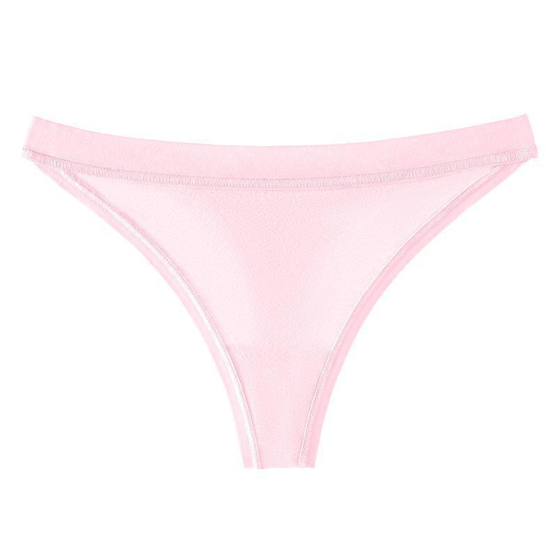 Plus Size European & American Cotton Thong: Low Waist T-Shape Briefs, Hip Lift Design for Women.