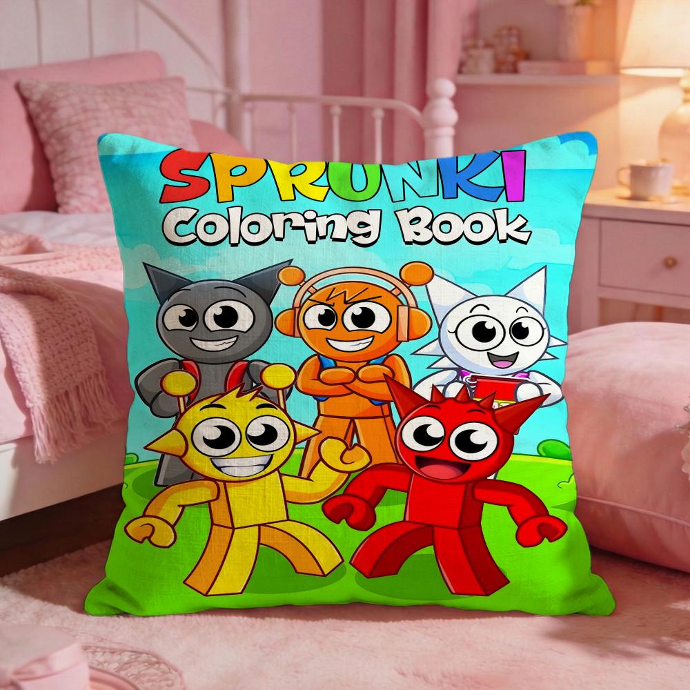 SSprunkis Classic Game Cushion Cover Premium Comfort Reversible Pillow Cove Two In One Design For Any Room Car Interior