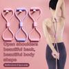 1/2Pcs Figure 8 Fitness Resistance Band with Anti-slip Handle Men Women Arm Shoulder Stretch Strength Training Exercise Elastic Strap Tension Rope