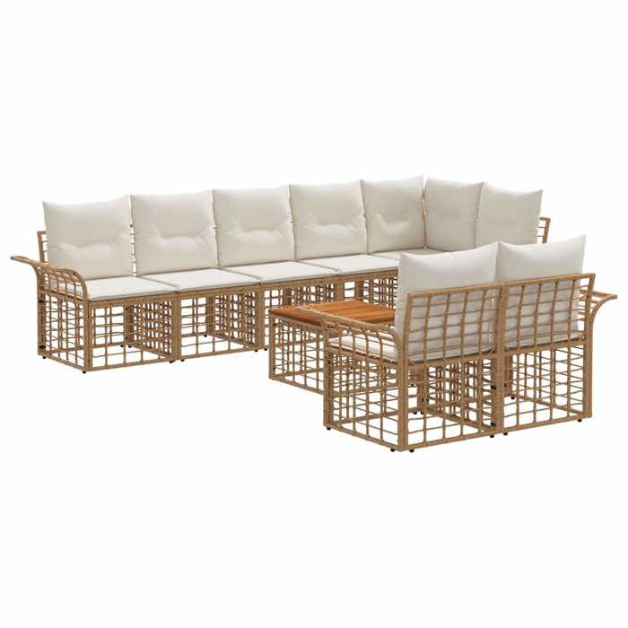 Maison Exclusive - Ensemble de canapés d'extérieur 9 pc 8 place