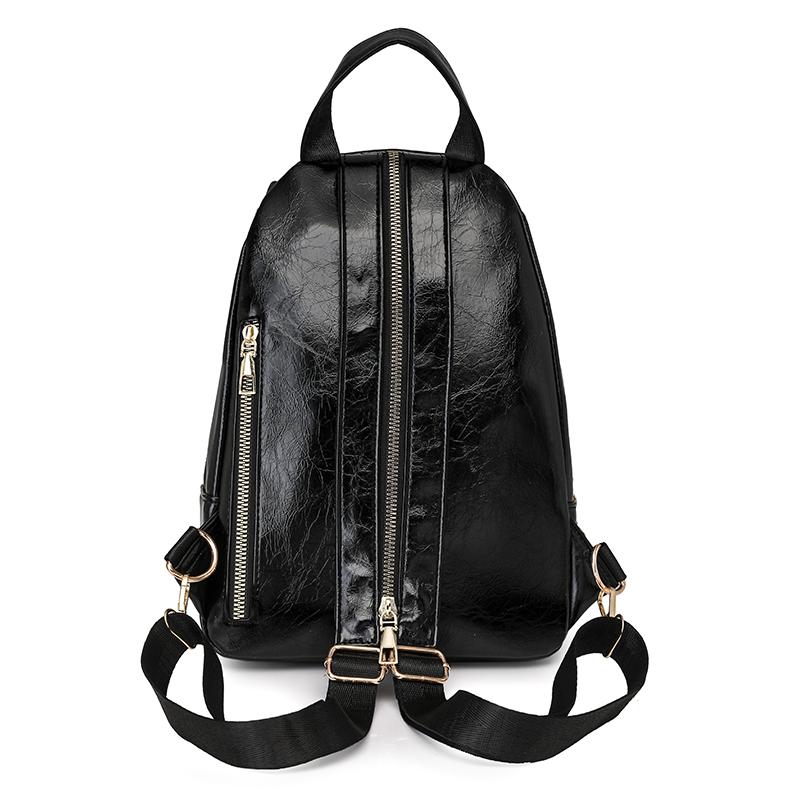 Рюкзак многофункциональный женский рюкзак с цветными блоками и замком