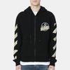 OFF WHITE Толстовка на молнии с принтом Arrows OMBE001G20FLE0021048