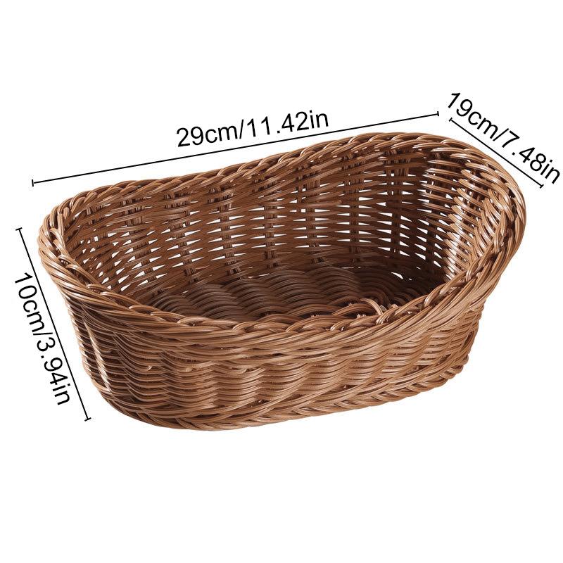 1 шт. дисплей ротанговая корзина органайзер коробка кухонная корзина для хранения фруктов овощи корзина для хранения в форме корабля пластик SML