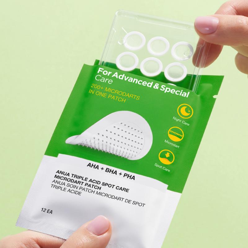 Anua Патч с микроиглами для точечного ухода с тройными кислотами 53 мг*12 шт.