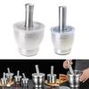 Solid Powder Maker Spices Grinder Mortar and Pestle Set Pills Crusher Spices Crusher 304Stainless Steel Material