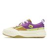 Fosso Retro Series Multi-Color Patchwork Design Lace-Up Durable Low-Top Canvas Shoes Women Sneaker Purple Yellow F12W432308FSG
