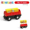 1 шт. Магнитные игрушки-поезда Деревянный поезд Локомотив Вагон Грузовик Железнодорожные аксессуары Подходят для деревянных треков Игрушки для детей Подарки