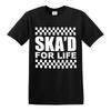 Skad for life tshirt ska 2 tone music retro reggae rudeboy skinhead top tee