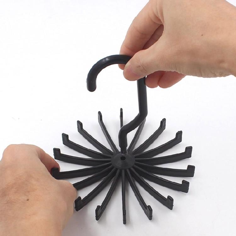 Belt Hanger Scarf Tie Rack 360 Degree Rotating Hangers for Hanging Scarf Towels
