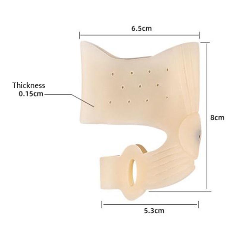 Набор для коррекции вальгусной деформации большого пальца с двойным отверстием, сепаратор для пальцев передней части стопы, устройство для коррекции большой кости стопы