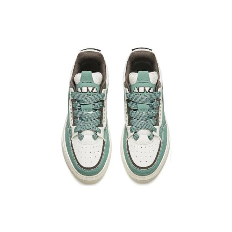 Anta Aojie универсальные удобные амортизирующие прочные низкие кроссовки мужские кроссовки зеленые белые коричневые 112448040R-6