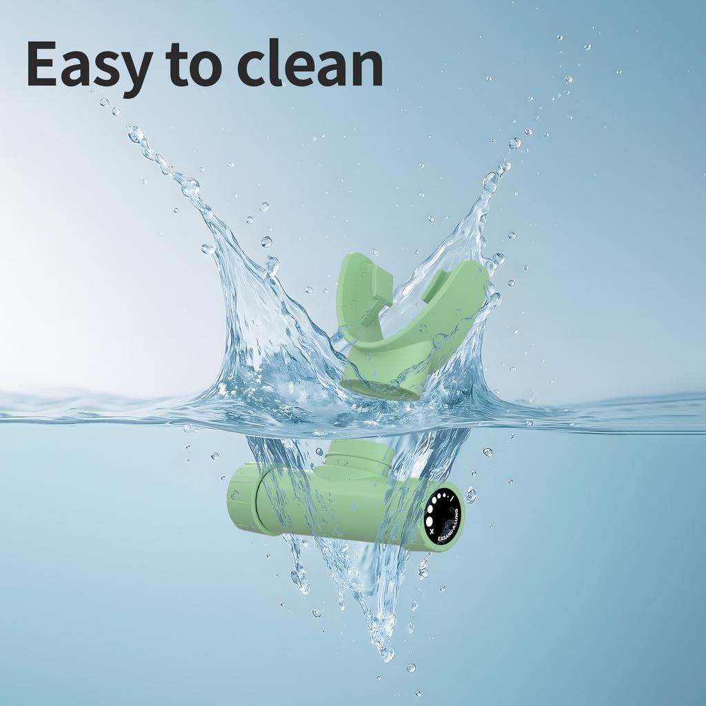 Тренажер для дыхания, респиратор для легких, оборудование для фитнеса, дыхательный силиконовый тренажер для высотных тренировок, инструмент для упражнений на выдохе на открытом воздухе