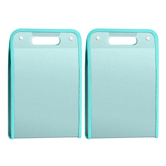 2 шт. Органайзер для аккордеонных файлов 13 карманов Портативный органайзер для документов и квитанций для файлов формата А4 Водонепроницаемая расширяющаяся папка-органайзер Школьный портфель Офисные принадлежности