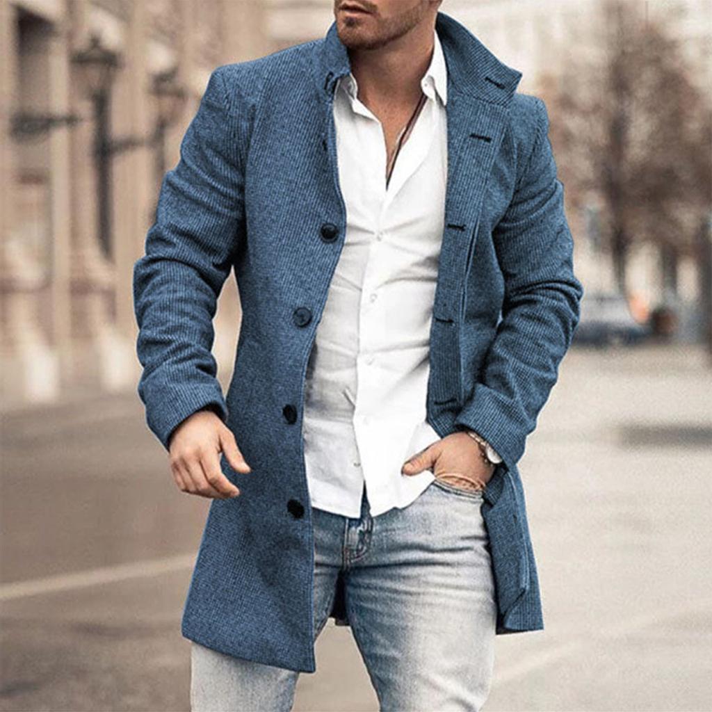 Fashion Lapel Casual Cardigan Jacket Long Sleeved Slim Fitting Jacket Lapel