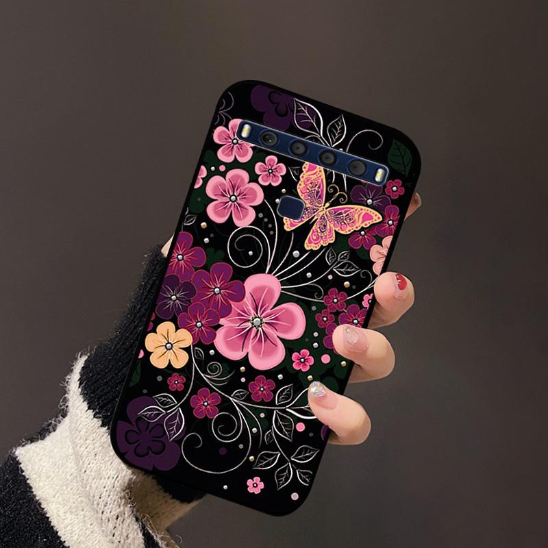 For TCL 10 Lite Case Silicon TPU Flower Landscape Phone Cases On for TCL 10L T770H T770B Portector Soft Cover 10Lite 4187U
