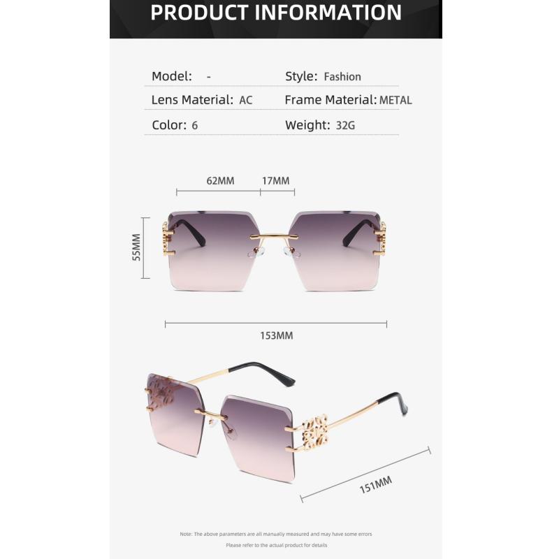 Жен. Очки Защита от солнца Защита от ультрафиолета Мода Личность Ретро Художественный Уличный снимок Вогнутая форма Путешествия Солнцезащитные очки без оправы с китайским узлом