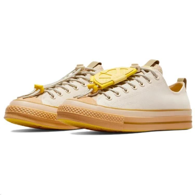 Converse 1970-е Удобные низкие парусиновые кеды Унисекс кеды Бежевый A10080C