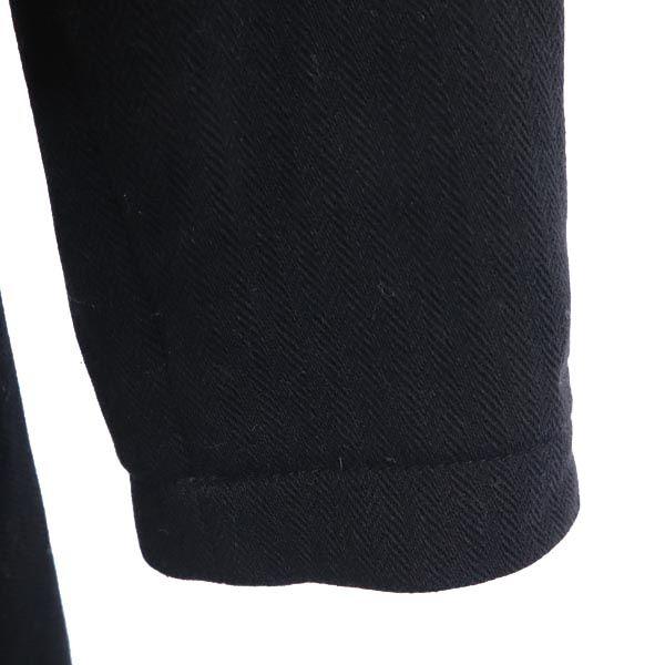 Armani Jeans Сделано в Италии Шерстяное пальто Честерфилд USA8 черное Женское Б/У