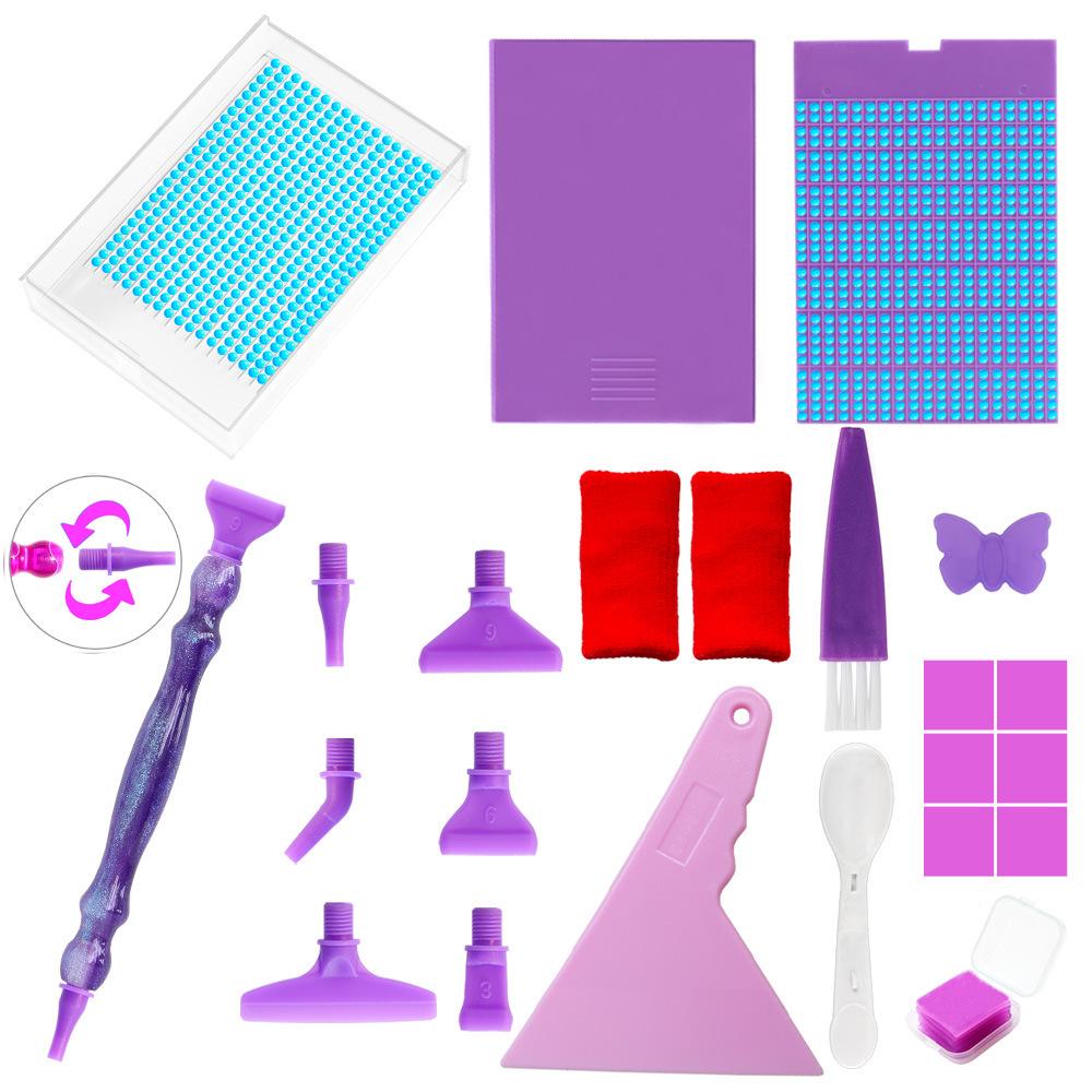 Многофункциональный лоток-перевертыш и набор воронок для алмазной мозаики – Инструмент для вышивания своими руками