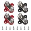 Bus Bar Terminals, M8 Connection Bolts, Double Bolt Bus Bar, Bus Bar, Battery Power Distribution Clamping Block for Trucks Cars Motorhome(12V-48V DC)