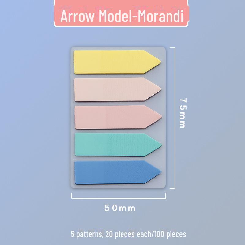 Прозрачные наклейки Morandi PET Index - Серия Vanilla Autumn, самоклеящиеся заметки и маркеры для записей