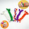 Cross-border Best-selling Halloween Wacky Tpr Soft Rubber Stress Relief Noodle Hand Bracelet Elastic Rope Toy Witch Purple 10.5g