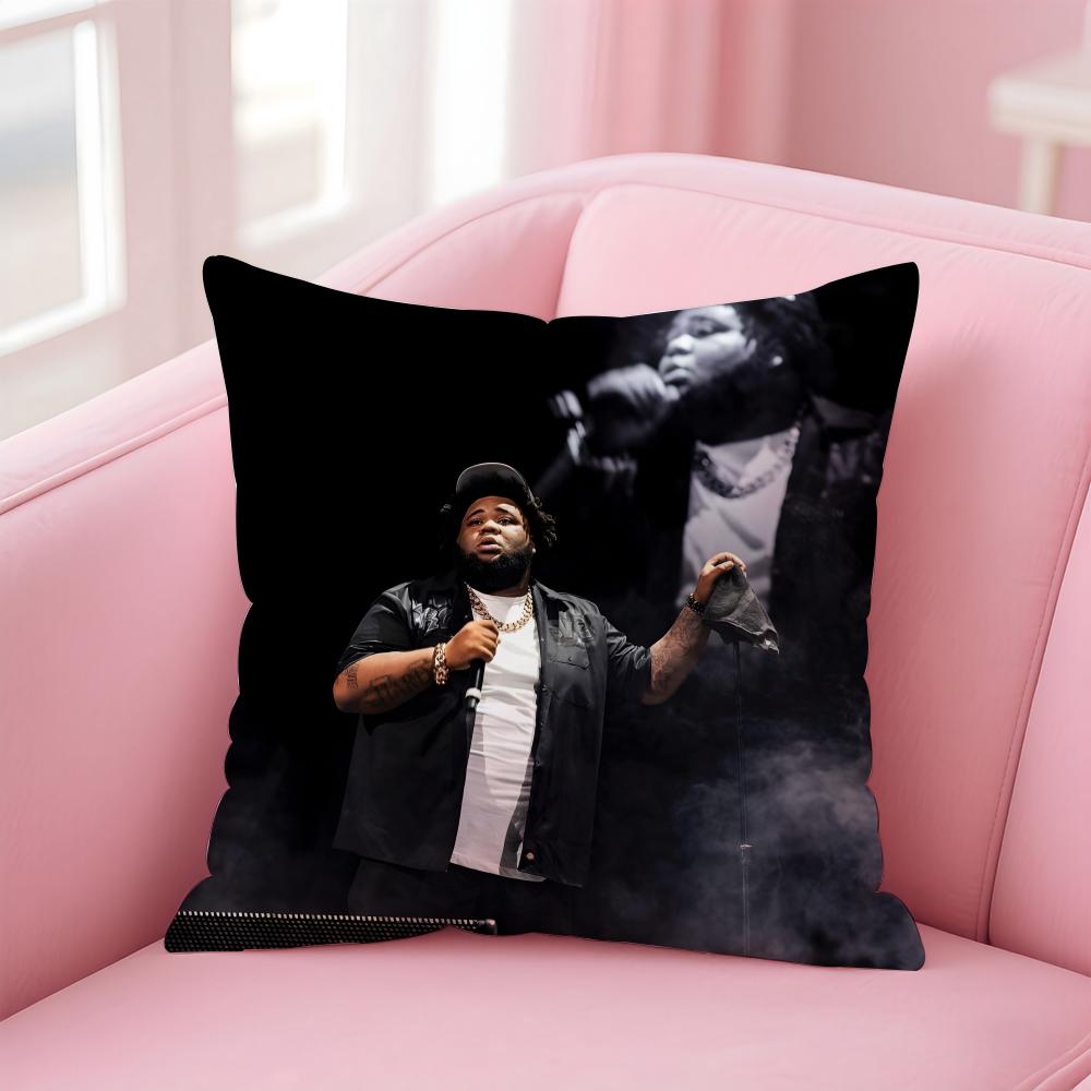 rRod Wave Pillow HipHop Music Cushion Cover Pillow Case Soft Friendly Fabric Concealed Zipper