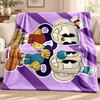 Cuphead blanket Flannel Blanket Soft Cozy Plush Throw for Sofa Bed Lightweight Home Decoration Outdoor camping