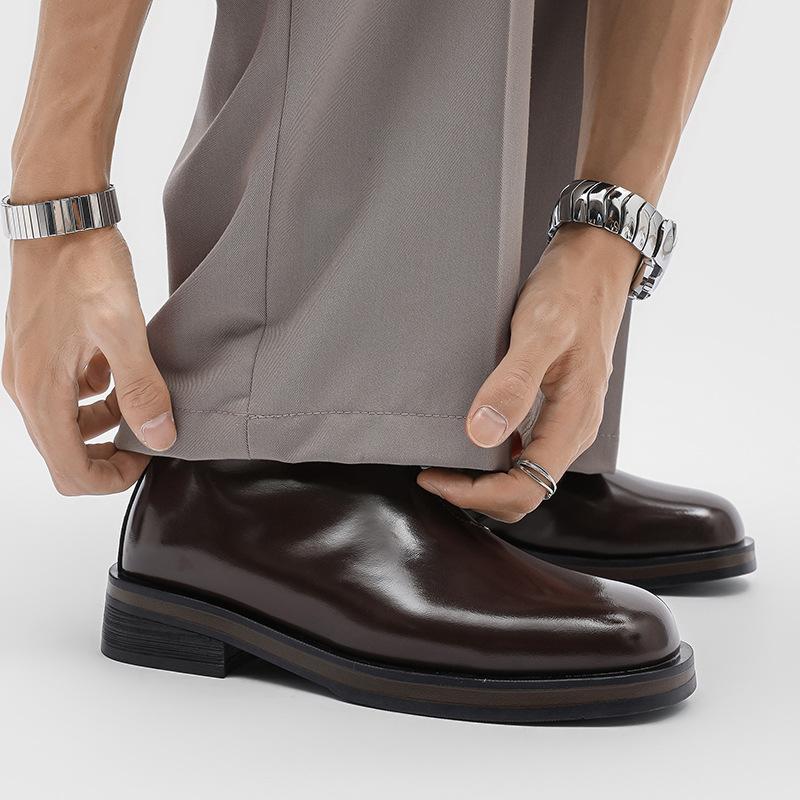 2025 новые мужские ретро повседневные высокие ботинки на толстой подошве, универсальные, на толстой подошве, увеличивающие рост, ботинки Мартин 57012-Q