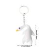 Car Key Chain Pendant Pendant Keychain Delicate Simple Funny Hanging Duck Key Chain for Girls Couple Bag