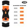 Portable And Replaceable Multifunctional Double-Sided Scraper With Plastic Handle Blade Combination Glass Cleaning