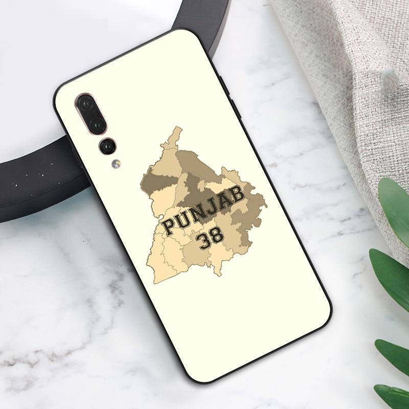 Чехол-карта Пенджаба для Huawei Nova Y73 Y72 Y70 Y90 Y60 Y61 Y91 12s 12i 11i 8i 9 10 SE P40 Lite P60 P30 Pro